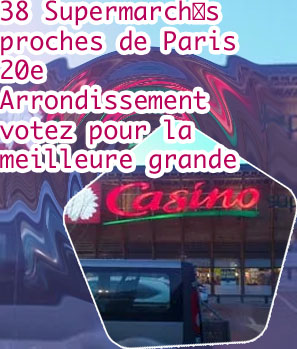 Supermarch&eacute; casino rue de bagnolet